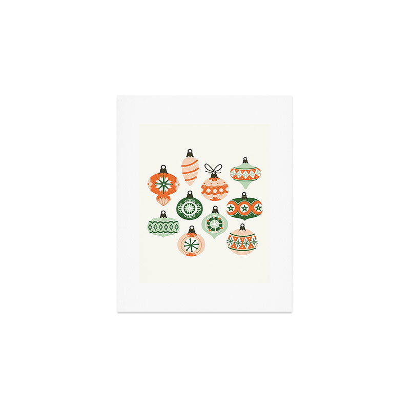 Vintage Ornaments Art Print Gallery Image 1