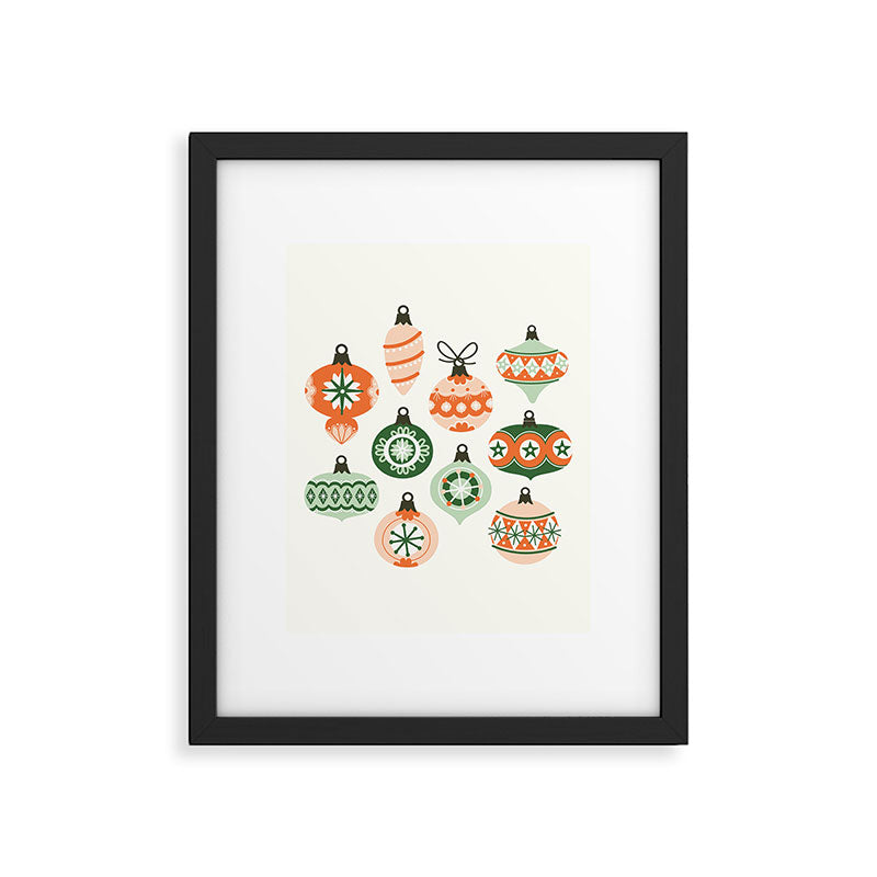 Vintage Ornaments Framed Art Print Gallery Image 6