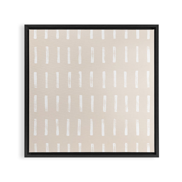 dash blush Framed Canvas Print Gallery Image 1