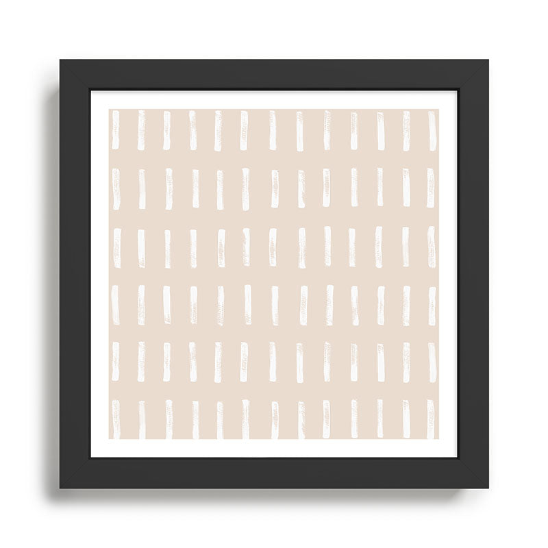 dash blush Framed Art Print Gallery Image 1