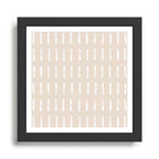 dash blush Framed Art Print Gallery Image 1