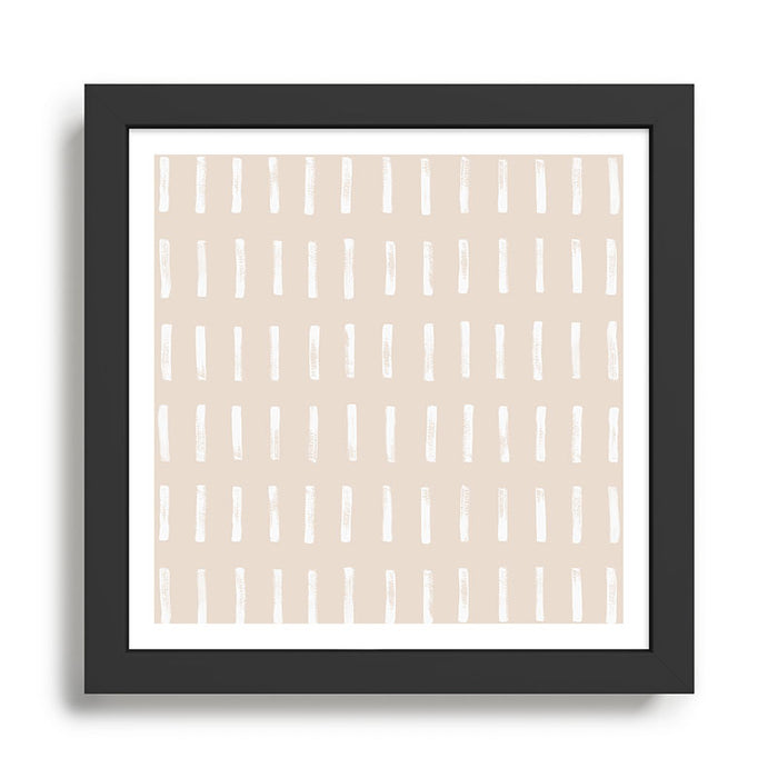 dash blush Framed Art Print Gallery Image 1