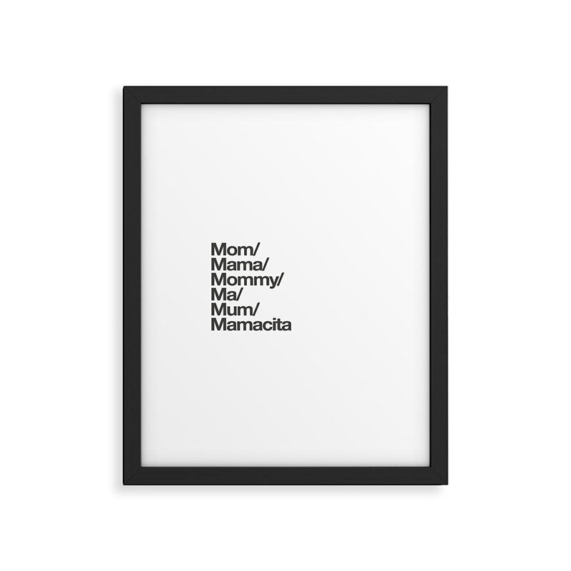 mamacita Framed Art Print