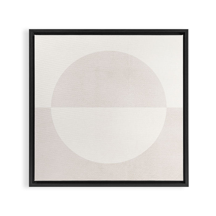 round Framed Canvas Print Gallery Image 1