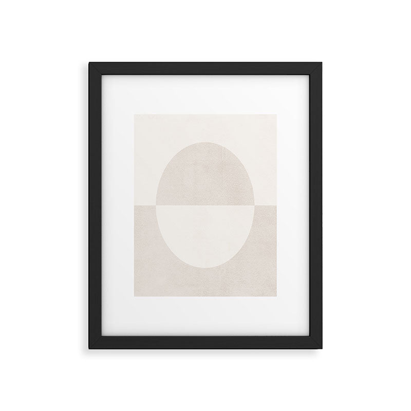 round Framed Art Print Gallery Image 1
