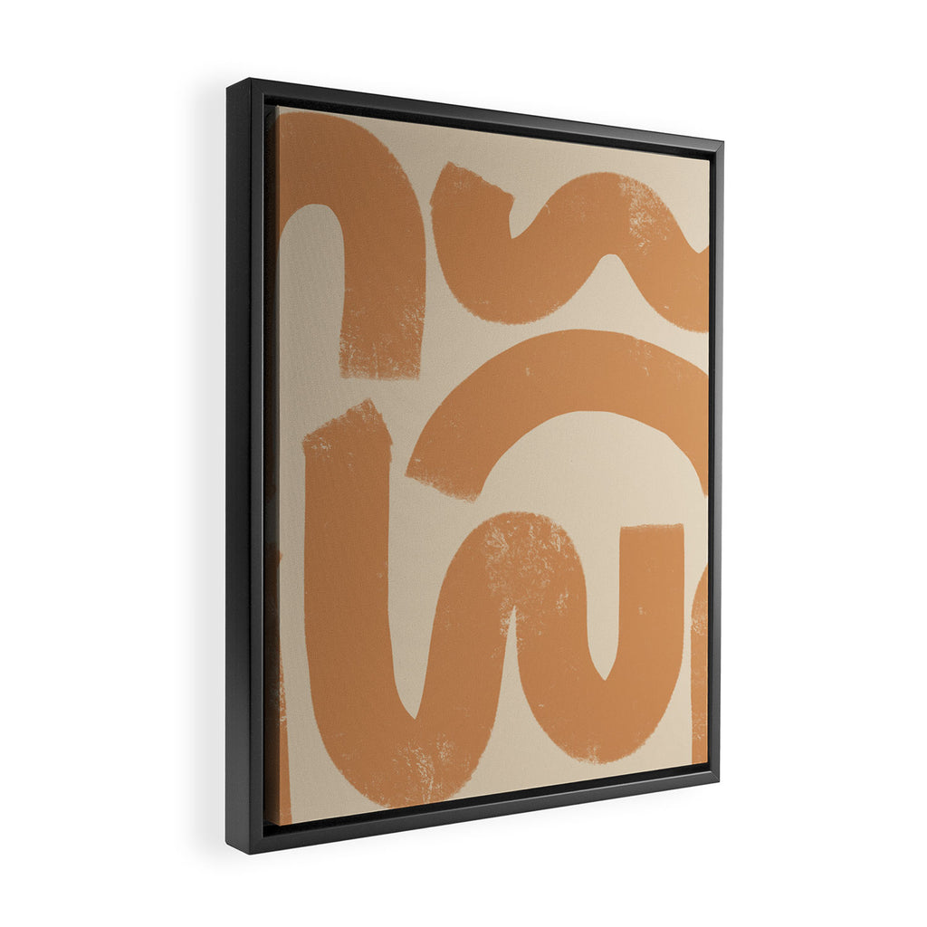 squig Framed Canvas Print Gallery Image 2