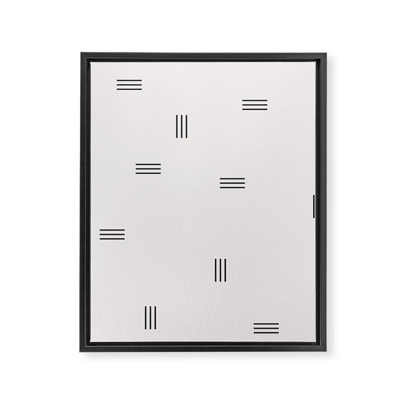 stripe Framed Canvas Print Gallery Image 8