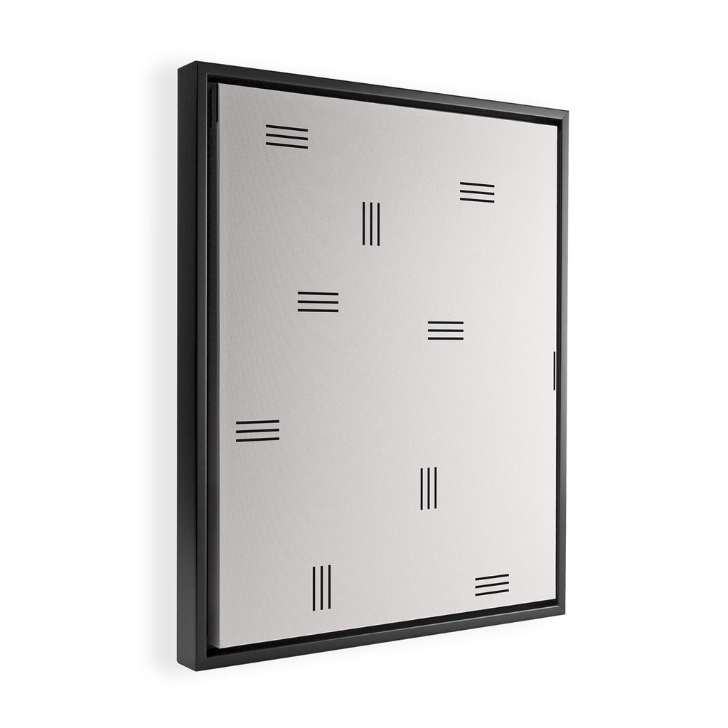 stripe Framed Canvas Print Gallery Image 2