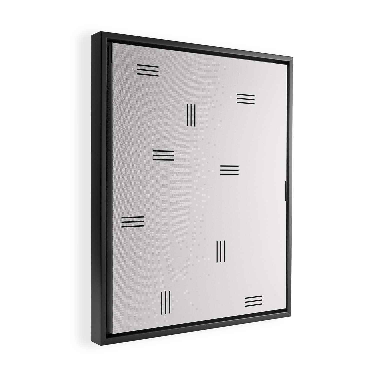 stripe Framed Canvas Print Gallery Image 2