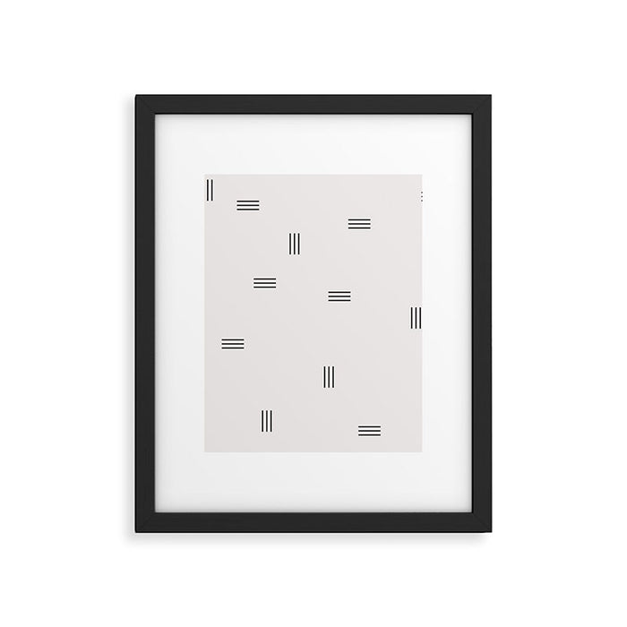 stripe Framed Art Print Gallery Image 1