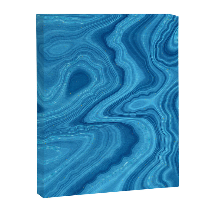 Blue Agate Texture 07 Canvas Print Gallery Image 1