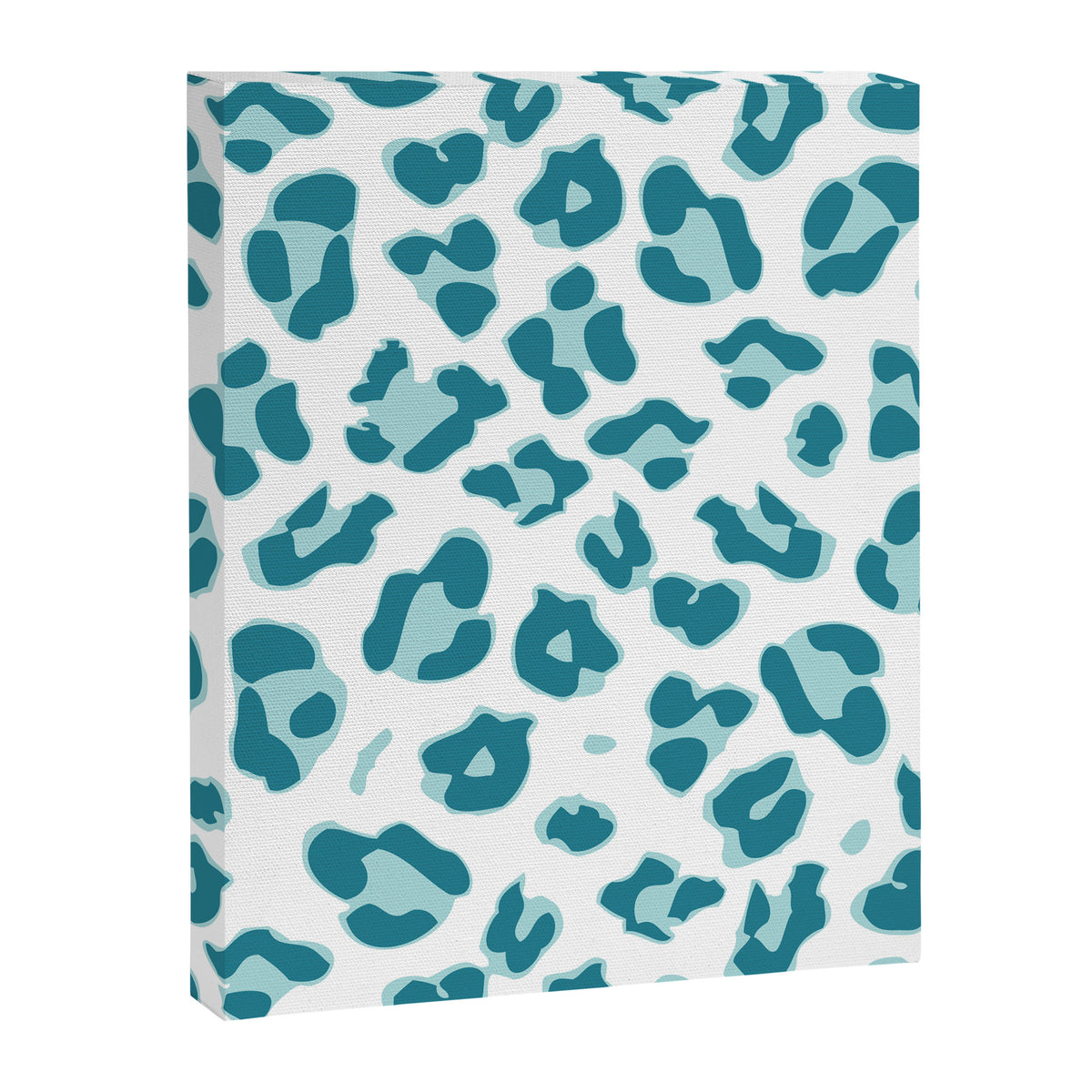 Blue Cheetah Print Canvas Print Gallery Image 8