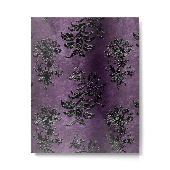 Embossed Black Velvet 03 Metal Print Gallery Image 1