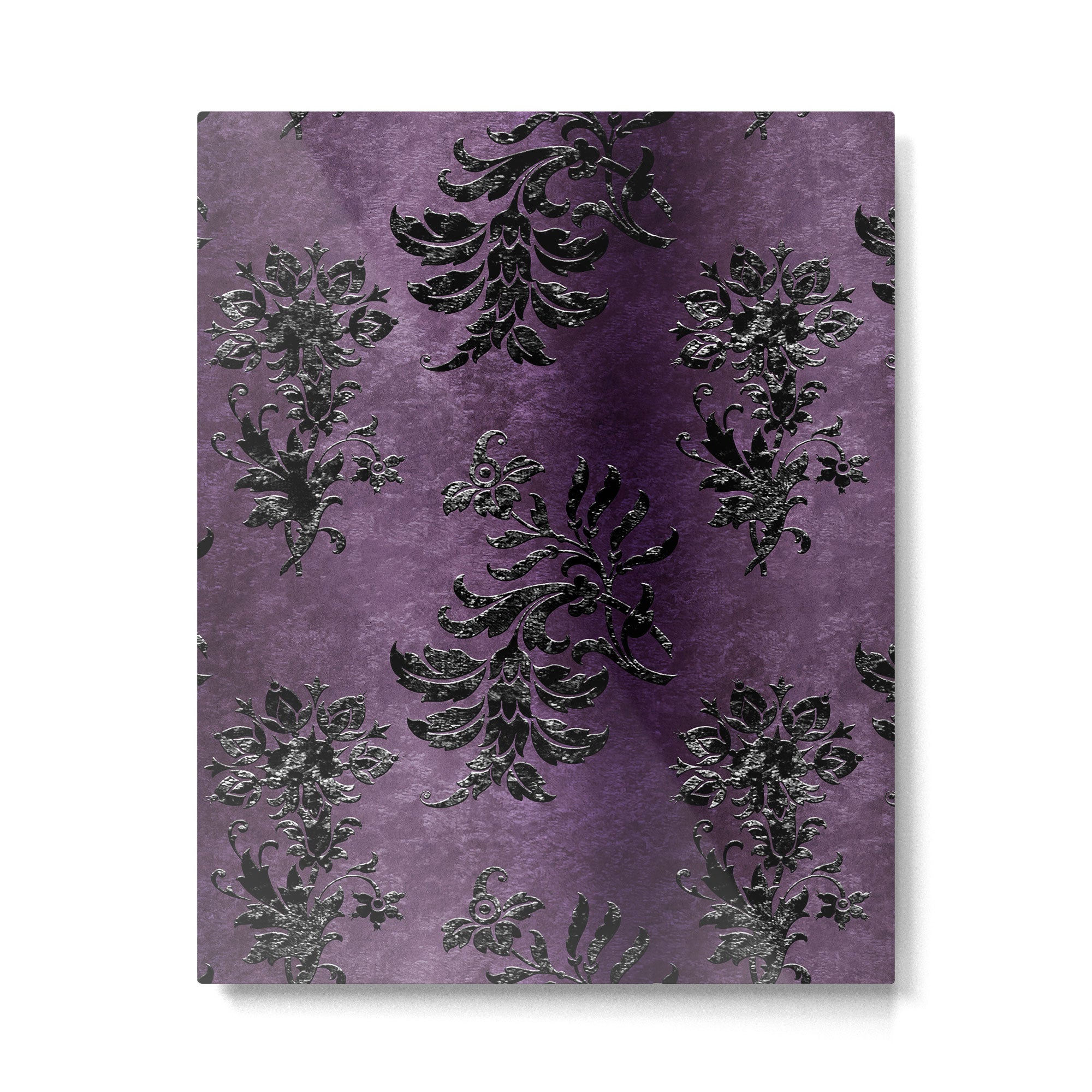 Embossed Black Velvet 03 Metal Print Gallery Image 6