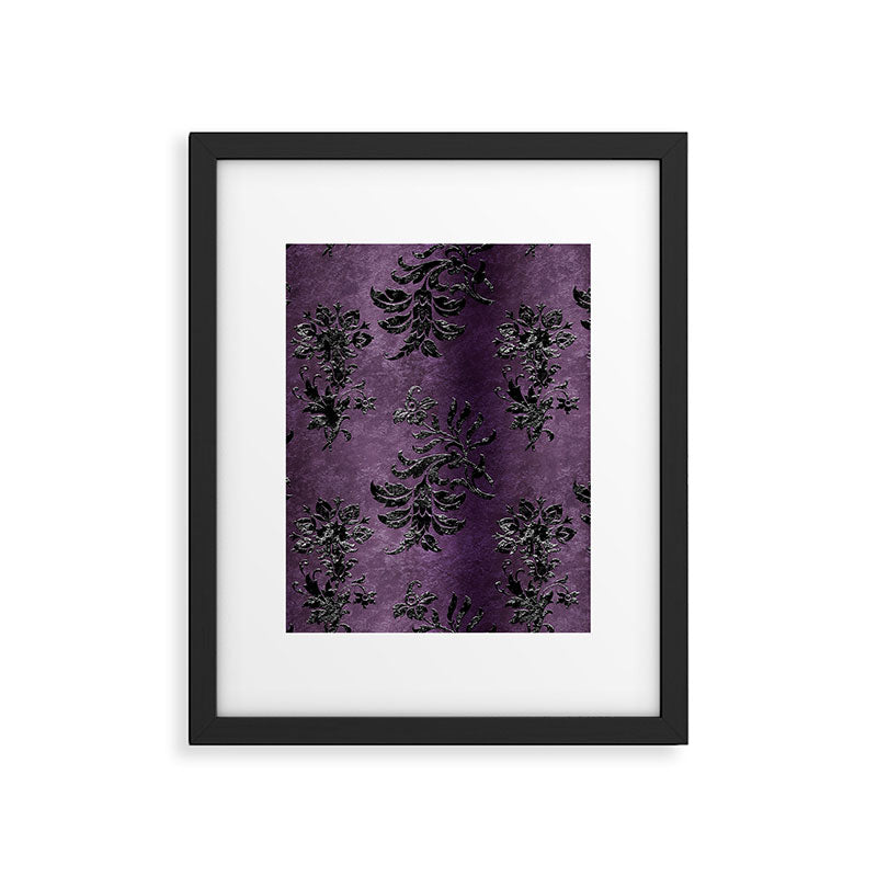 Embossed Black Velvet 03 Framed Art Print Gallery Image 6
