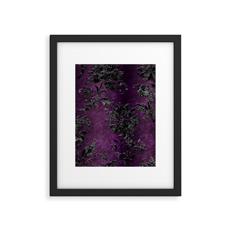 Embossed Black Velvet 04 Framed Art Print Gallery Image 6