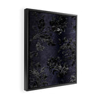 Embossed Black Velvet 05 Framed Canvas Print Gallery Image 2