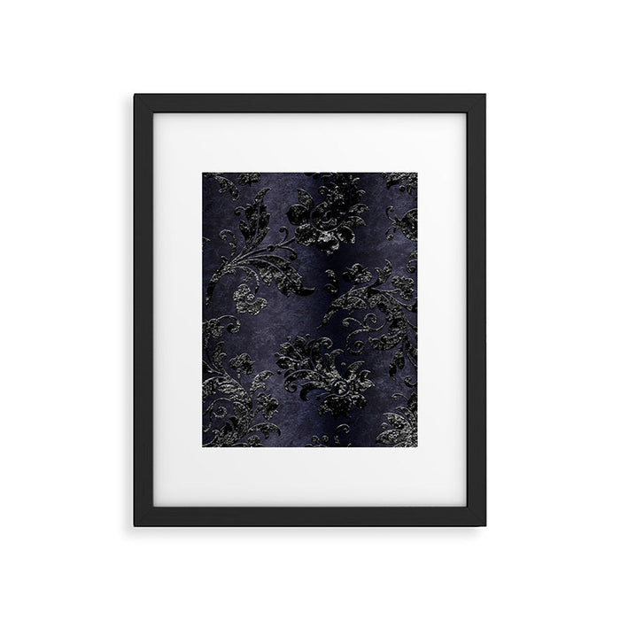 Embossed Black Velvet 05 Framed Art Print Gallery Image 1