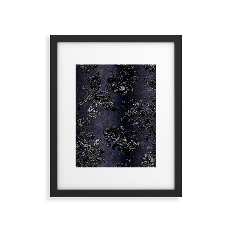 Embossed Black Velvet 05 Framed Art Print Gallery Image 6