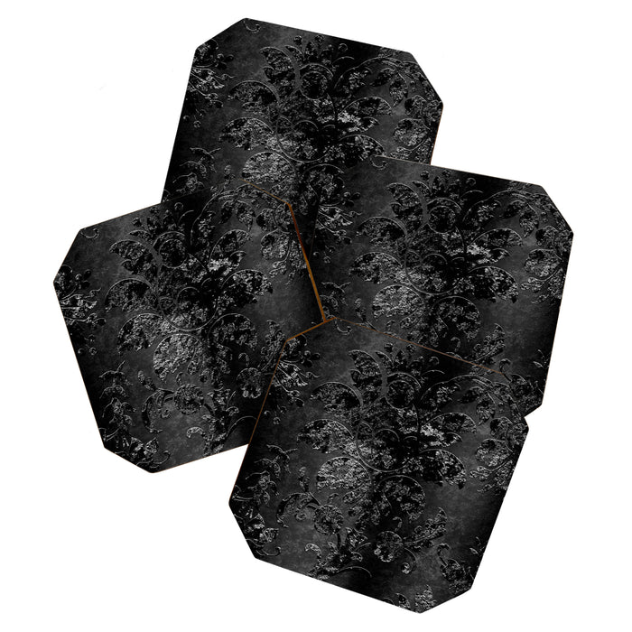 Embossed Black Velvet 09 Coaster Gallery Image 1