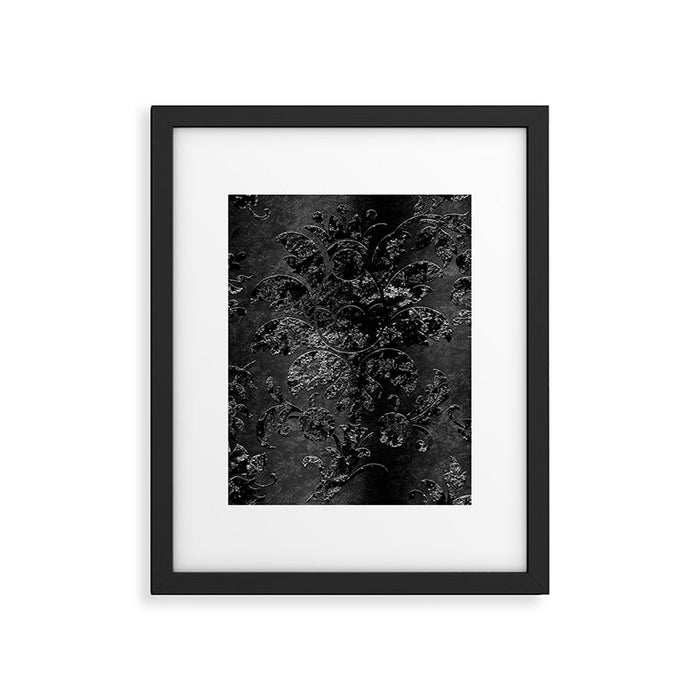 Embossed Black Velvet 09 Framed Art Print Gallery Image 1