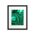 Malachite Texture 10 Framed Art Print Gallery Image 6
