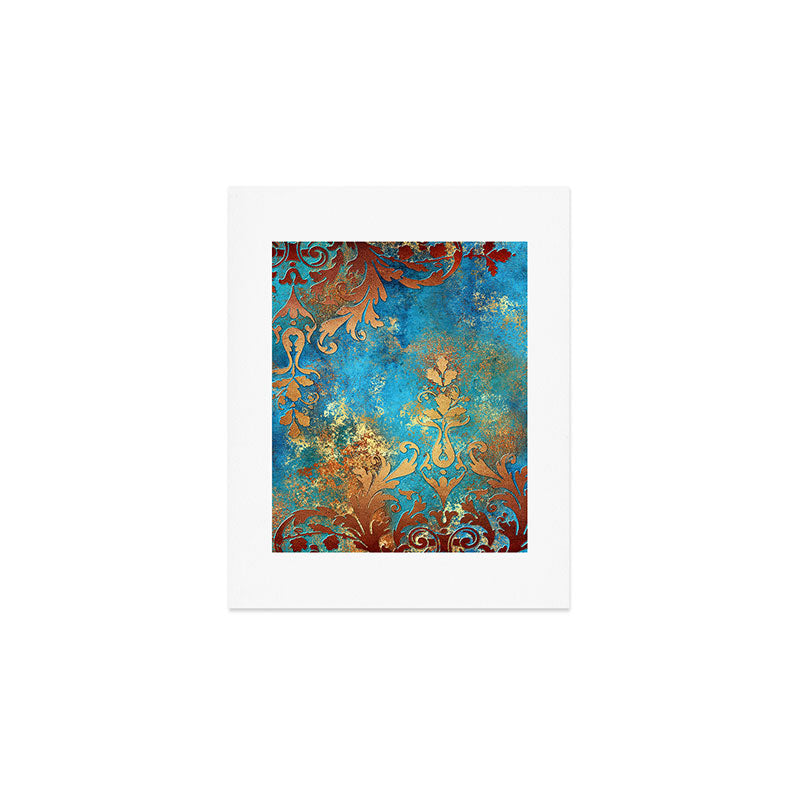 Ornament Rust Texture 02 Art Print Gallery Image 1