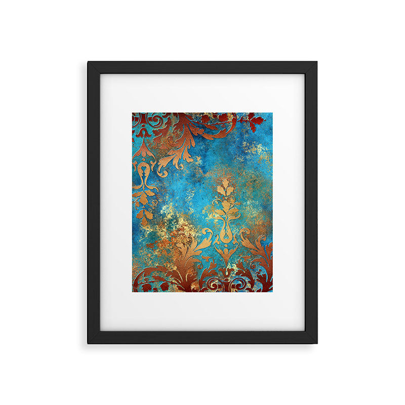 Ornament Rust Texture 02 Framed Art Print Gallery Image 6