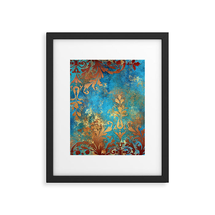 Ornament Rust Texture 02 Framed Art Print Gallery Image 1