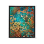 Ornament Rust Texture 07 Framed Canvas Print Gallery Image 8