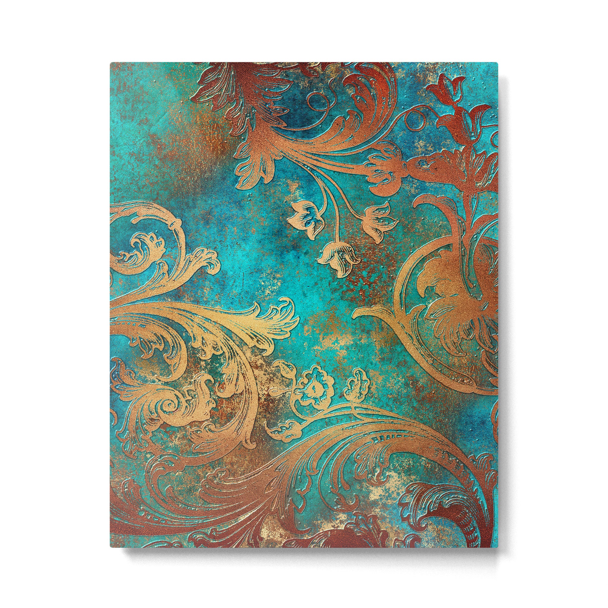 Ornament Rust Texture 07 Metal Print Gallery Image 6