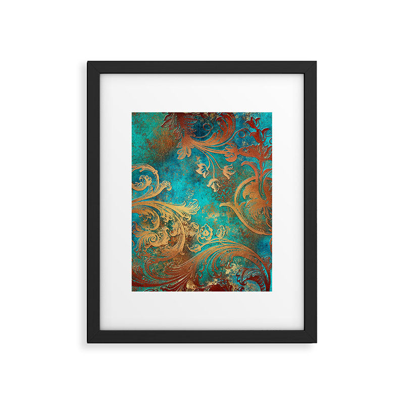 Ornament Rust Texture 07 Framed Art Print Gallery Image 6