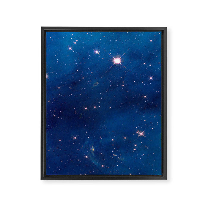 Space 07 Framed Canvas Print Gallery Image 1