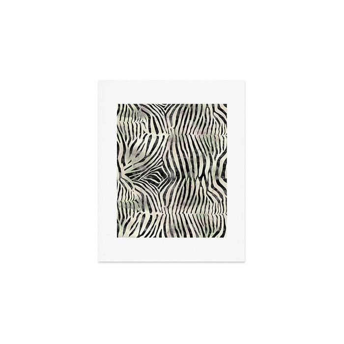 Zebra Print Art Print Gallery Image 1