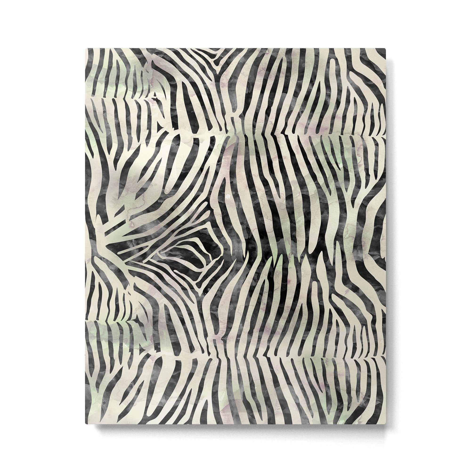Zebra Print Metal Print Gallery Image 6