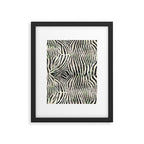 Zebra Print Framed Art Print Gallery Image 6