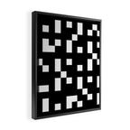 Abstract Video Game Framed Canvas Print Gallery Image 2