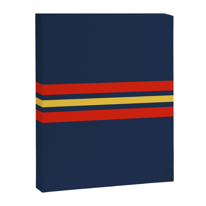 Akkorokamui - Classic Vintage Style Retro Stripes Canvas Print Gallery Image 1