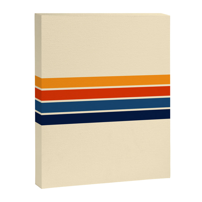 Classic Retro Stripes II Canvas Print Gallery Image 1