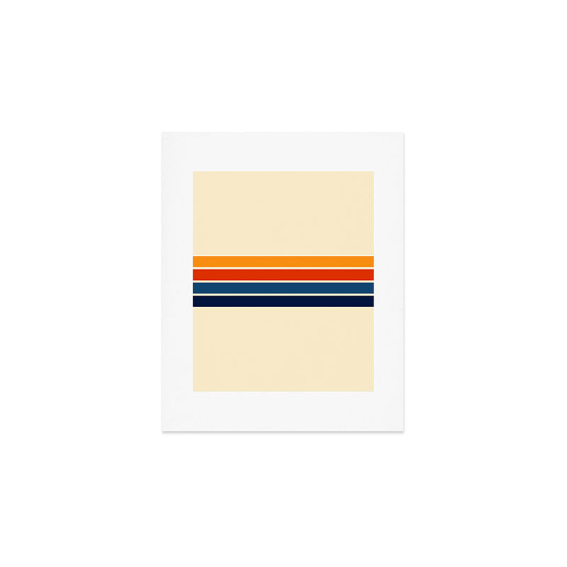 Classic Retro Stripes II Art Print Gallery Image 1