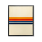 Classic Retro Stripes II Framed Canvas Print Gallery Image 8