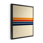 Classic Retro Stripes II Framed Canvas Print Gallery Image 2