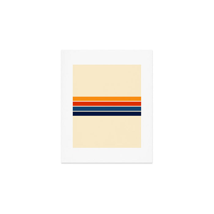 Classic Retro Stripes Art Print Gallery Image 1