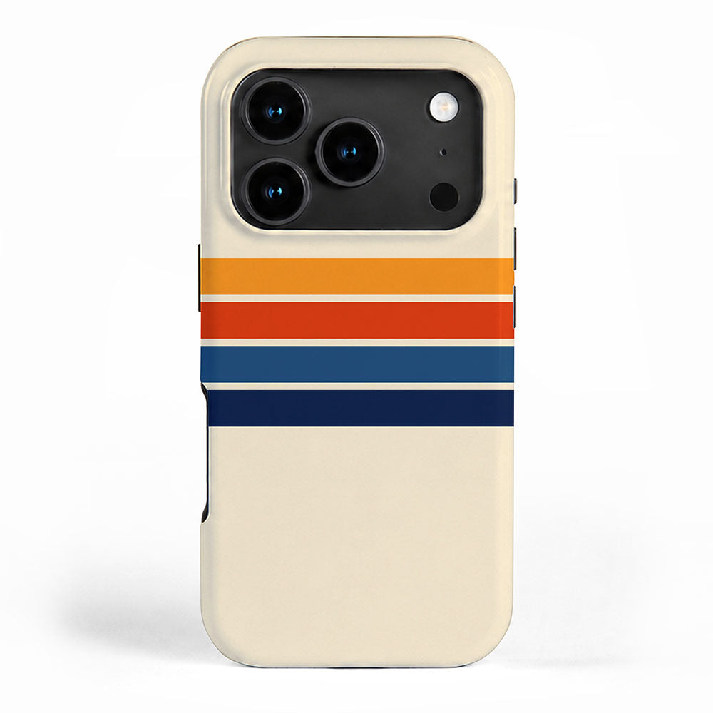 Classic Retro Stripes iPhone Case Gallery Image 1