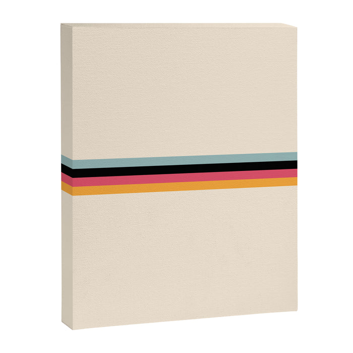 Ishtar - Classic Retro Summer Stripes Canvas Print Gallery Image 1