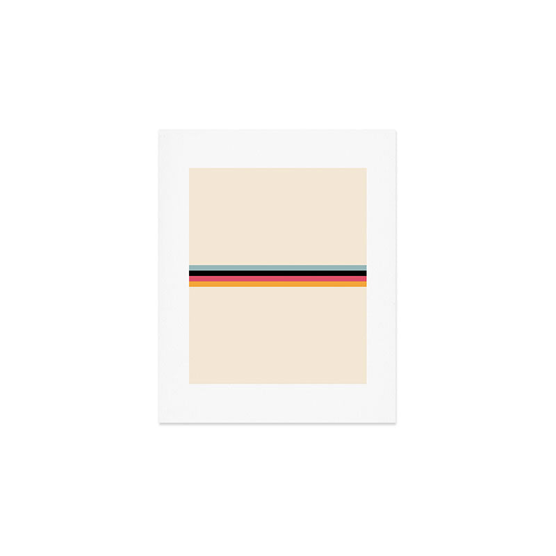 Ishtar - Classic Retro Summer Stripes Art Print Gallery Image 1