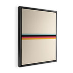 Ishtar - Classic Retro Summer Stripes Framed Canvas Print Gallery Image 2