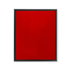 London Red - Plain Color Framed Canvas Print Gallery Image 8
