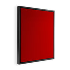 London Red - Plain Color Framed Canvas Print Gallery Image 2