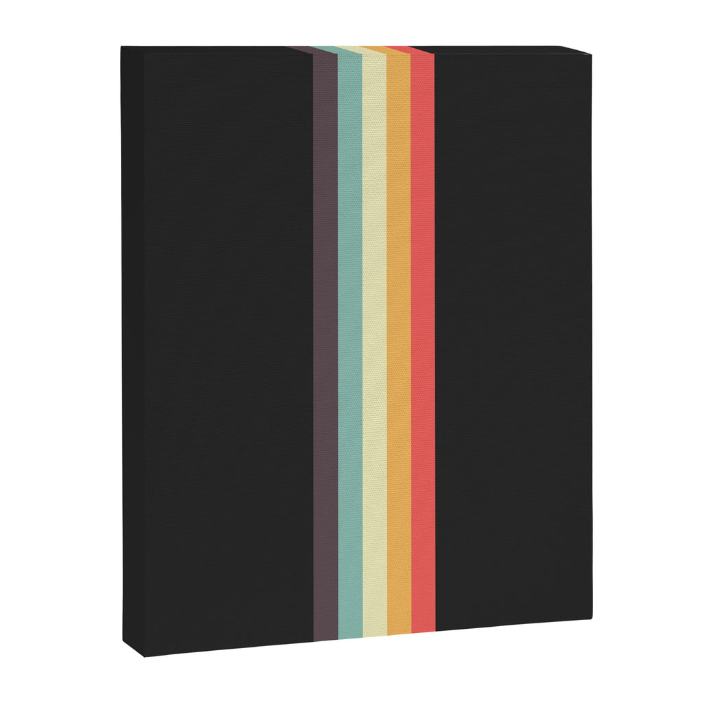 Minimal Classic Rainbow Retro Stripes - Tipua Canvas Print Gallery Image 8